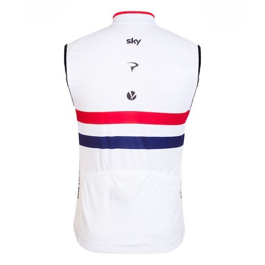 2015 Team Skу British National Champion Cycling Vest/Sleeveless Jersey