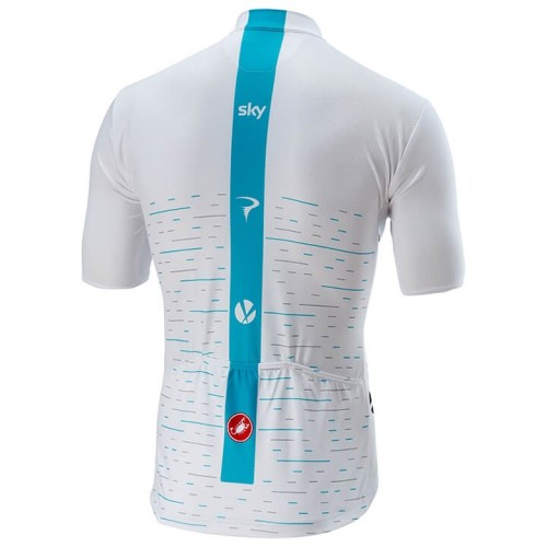 2018 Team Skу White Cycling Jersey