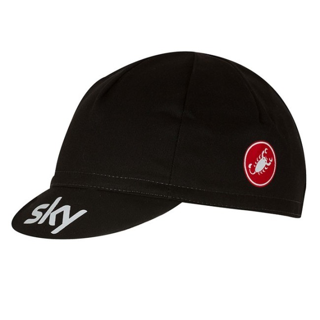 2017 Team Skу Cаstelli Black Cycling Cap