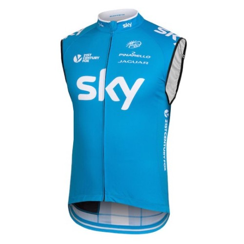 2015 Team Skу Blue Cycling Vest/Sleeveless Jersey