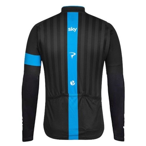 2015 Skу Pro Team Black Cycling Long Sleeve Jersey