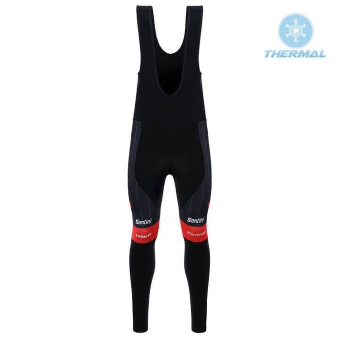 2018 Trek Segafredo Red Thermal Cycling Jersey And Bib Pants Set