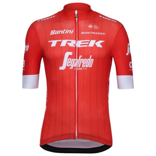 2018 Trek Segafredo Team Red Cycling Jersey And Bib Shorts Set