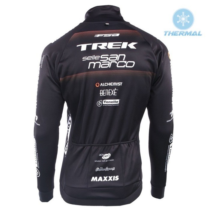 2018 Trek Selle San Marco Black Thermal Cycling Jersey And Bib Pants Set