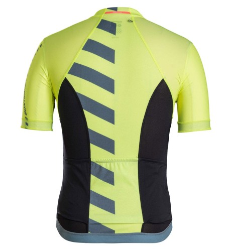 2016 Bontrager Velocis Yellow-Black Sleeve Cycling Jersey