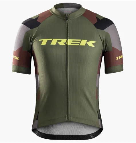 2016 Bontrager Trek RL Camouflage Cycling Jersey And Bib Shorts Set