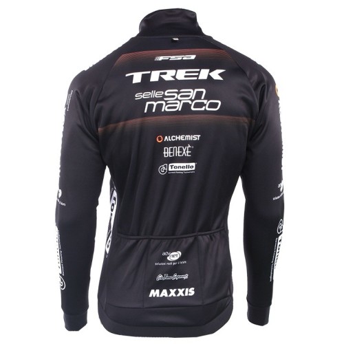 2018 Trek Selle San Marco Black Long Sleeve Cycling Jersey