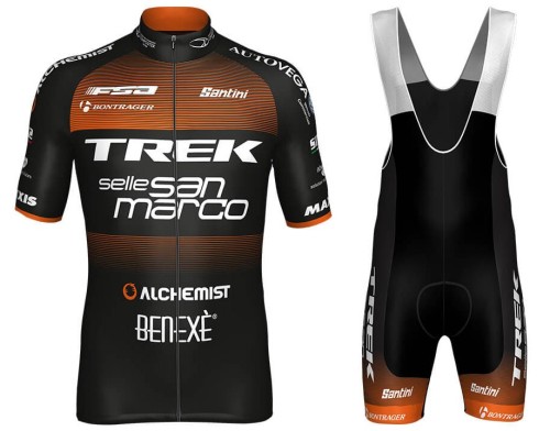 2018 Trek Selle San Marco Cycling Jersey And Bib Shorts Set