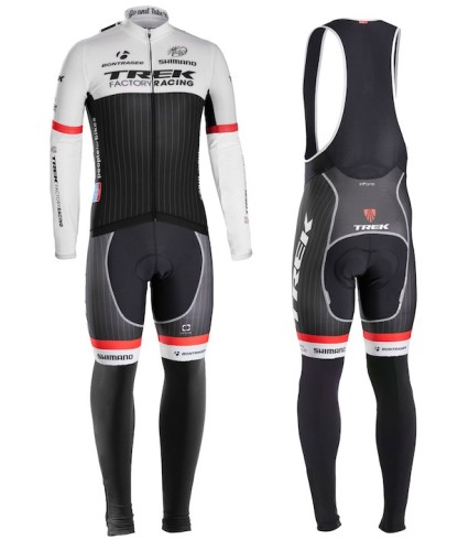 2015 Trek Factory Racing Long Sleeve Cycling Jersey And Bib Pants