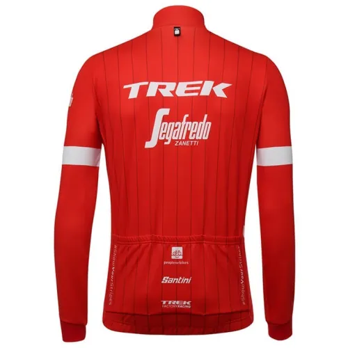 2018 Trek Segafredo Red Long Sleeve Cycling Jersey
