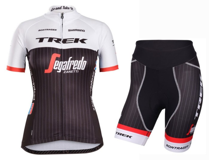 2016 Team Trek Segafredo RSL TDF Edition Women’s Cycling Jersey And Regular Shorts Set