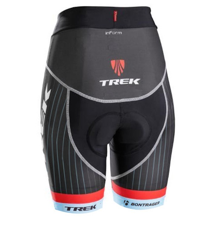 2016 Trek Factory Racing Blue Women Cycling Jersey And Regular Shorts Set