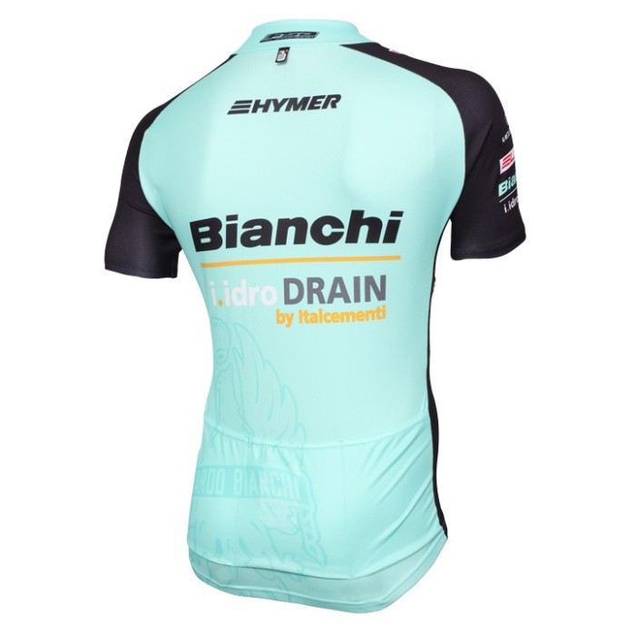 2015 Bianchi Active-TX Light Green Cycling Jersey And Bib Shorts Set