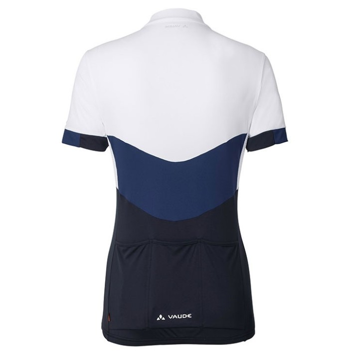 2017 Vaude Advanced II Women’s White-Blue Cycling Jersey And Shorts Set