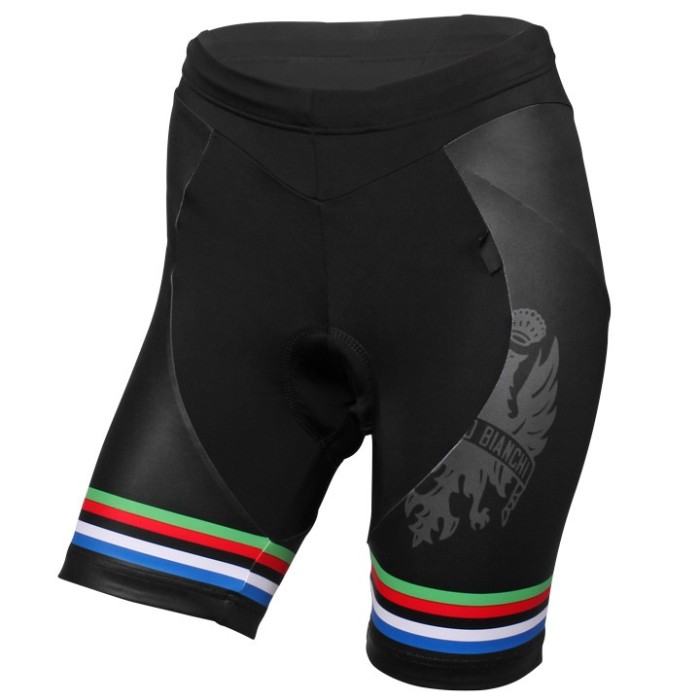 2016 Bianchi Milano Sorisole Black-Red Cycling Jersey And Bib Shorts Set