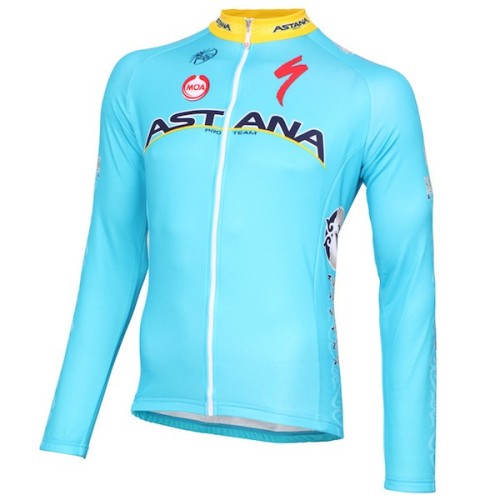 2015 Team Astana Cycling Long Sleeve Jersey