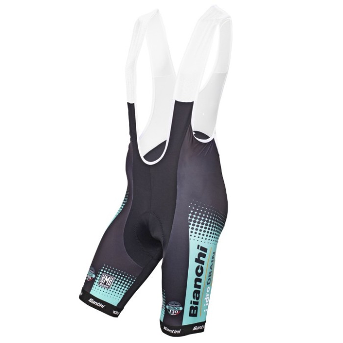 2015 Bianchi Active-TX Light Green Cycling Jersey And Bib Shorts Set