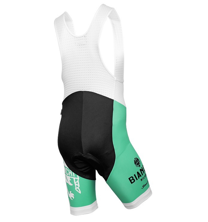 2016 Bianchi Milano Sorisole White-Green Cycling Jersey And Bib Shorts Set