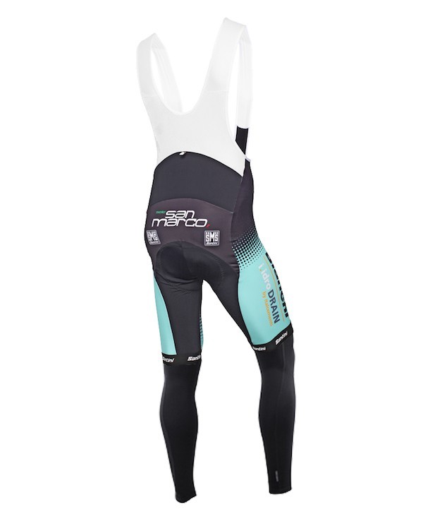 2015 Bianchi Active-TX Light Green Long Sleeve Cycling Jersey And Bib Pants