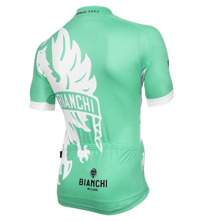 2016 Bianchi Milano Sorisole White-Green Cycling Jersey And Bib Shorts Set