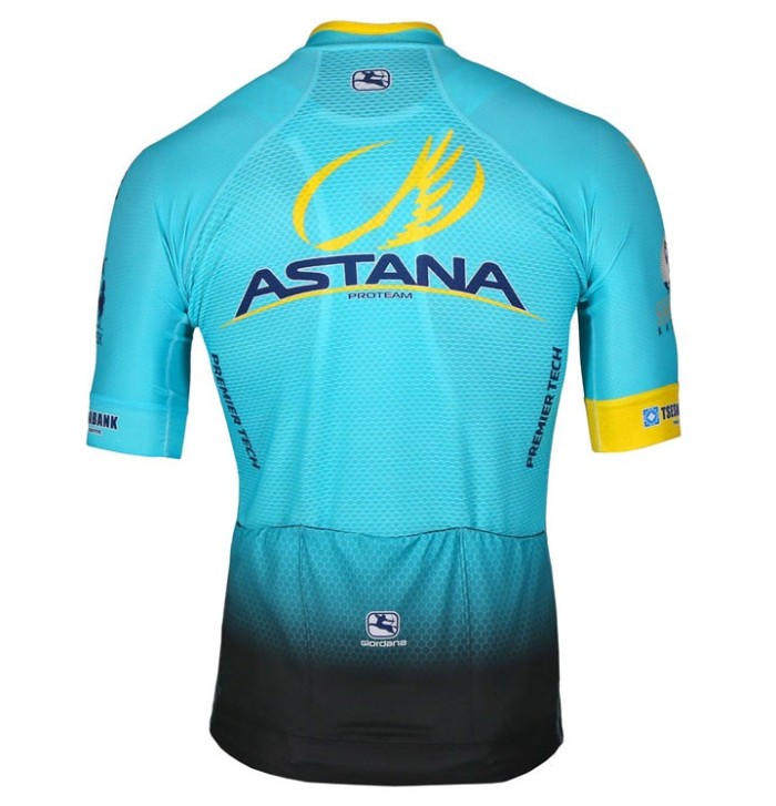 2017 Team ASTANA Cycling Jersey And Bib Shorts Set