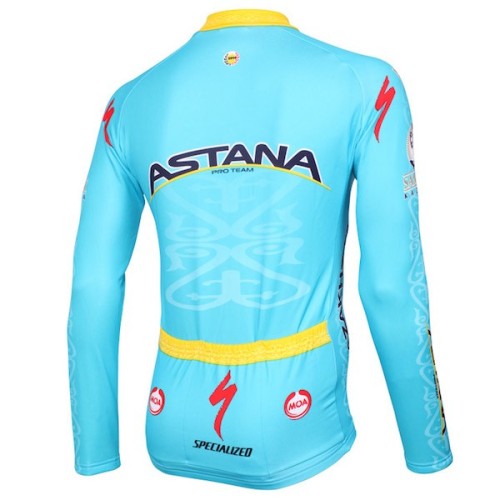 2015 Team Astana Cycling Long Sleeve Jersey