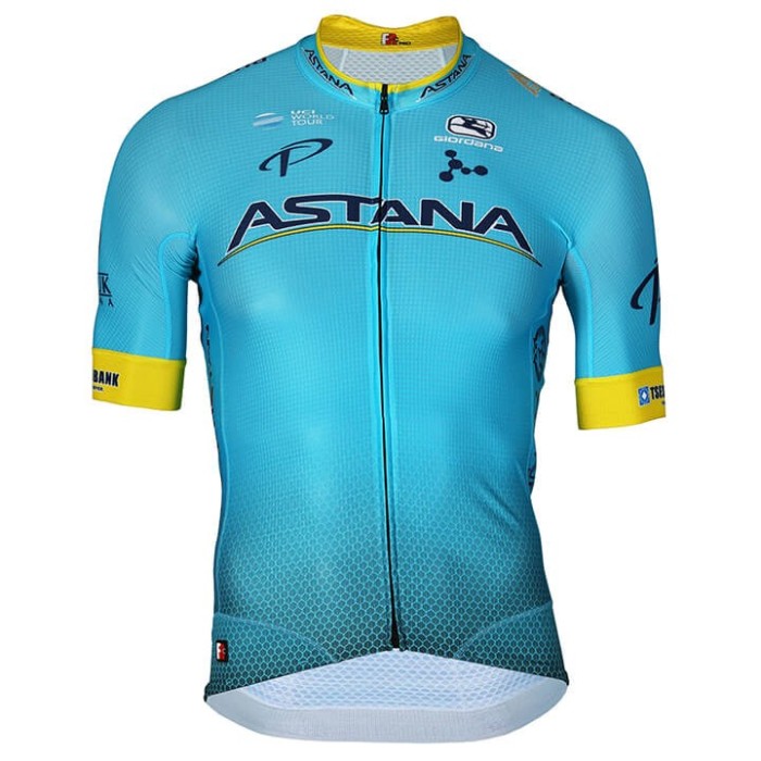 2018 Astana Team Cycling Jersey And Bib Shorts Set