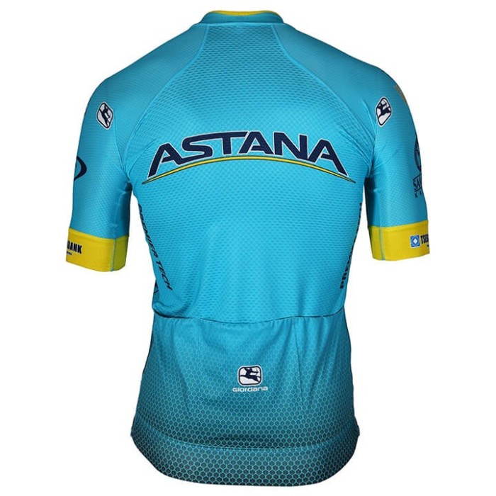 2018 Astana Team Cycling Jersey And Bib Shorts Set