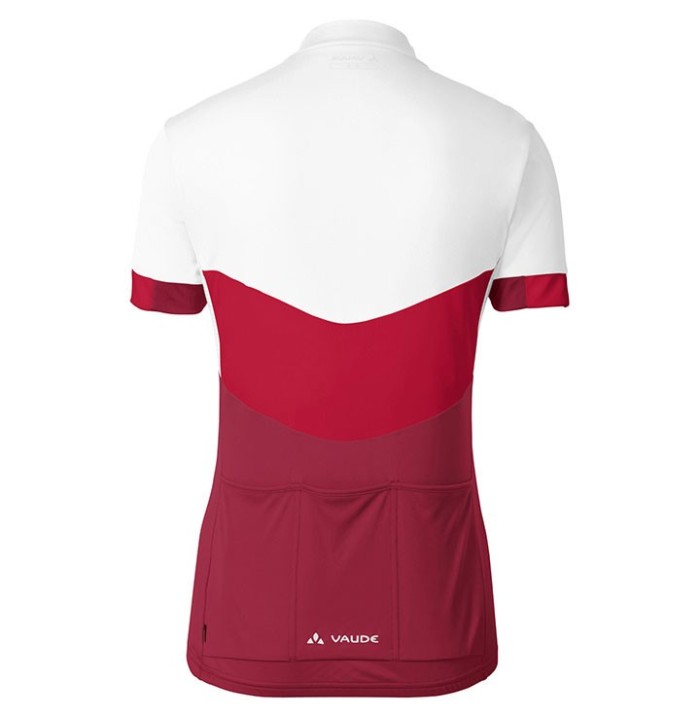 2017 Vaude Advanced II Women’s White-Red Cycling Jersey