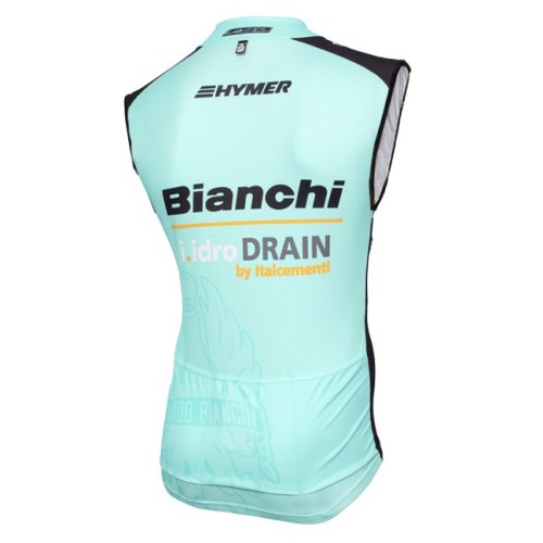 2015 Bianchi Active-TX Light Green Cycling Vest/Sleeveless Jersey