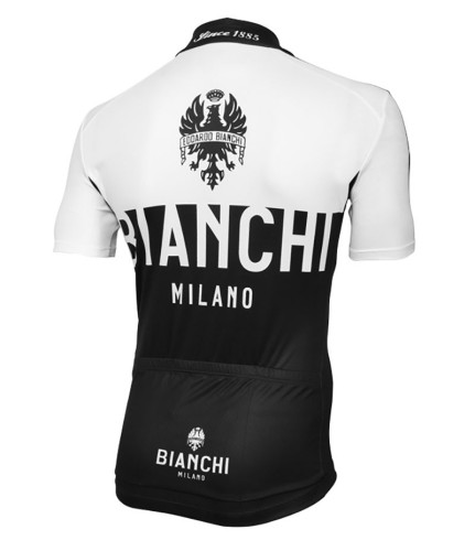 2016 Bianchi Milano Nalon White-Black Cycling Jersey