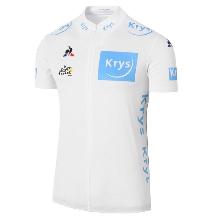 2017 Tour De France White Cycling Jersey And Bib Shorts Set