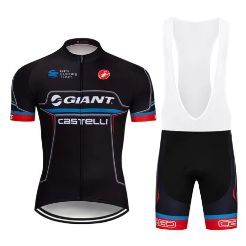 Casteli Cycling Jersey Set 2019 Men Pro Team Summer Bike Bib Shorts Clothing Road Padded