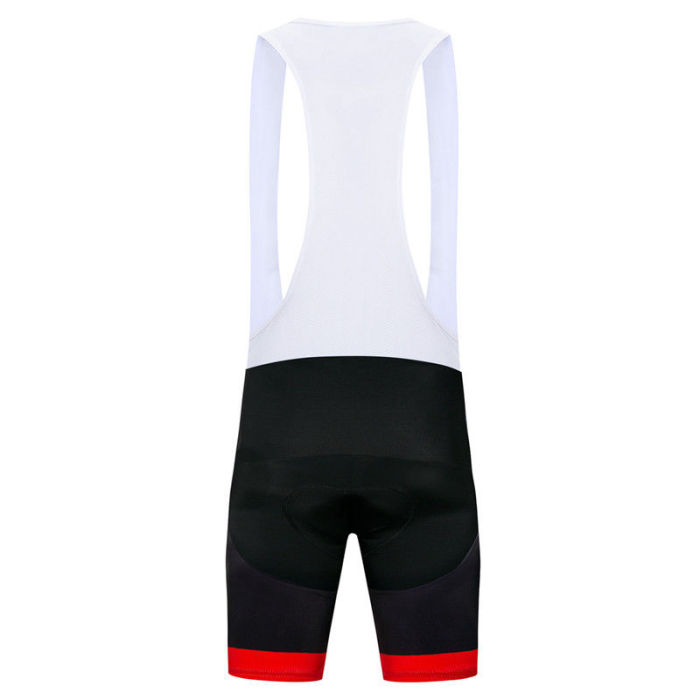 2019 Casteli Mens Short Sleeve Cycling Clothing Jersey Shirt Bib Shorts Set Red Bike Uniforms