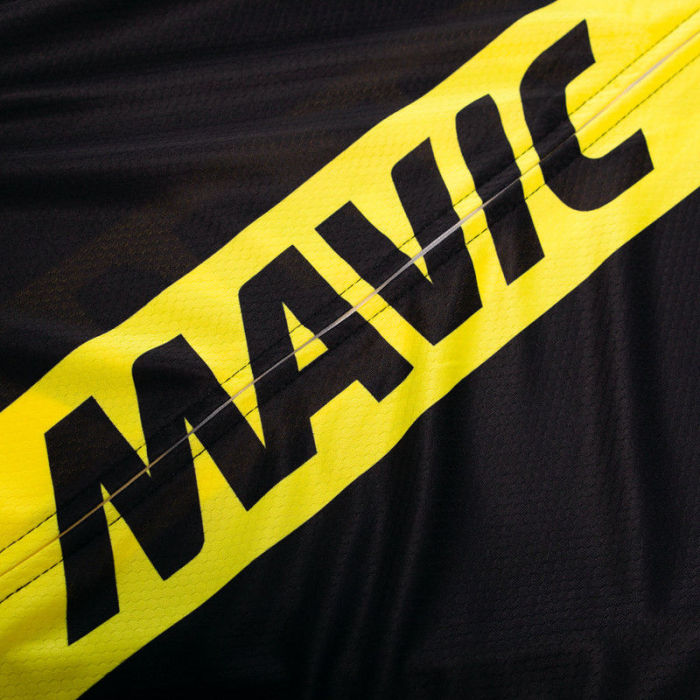 2019 Mavic Black Men Bike Team Cycling Jerseys Short Sleeve Bib Shorts Kits Racing Uniforms