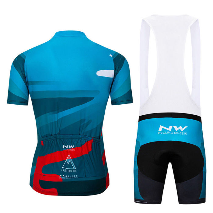 2019 Team Clothing Mens Sports Wear Team Cycling Jersey Bib Sets Bike Bicycle Short Sleeve Clothing