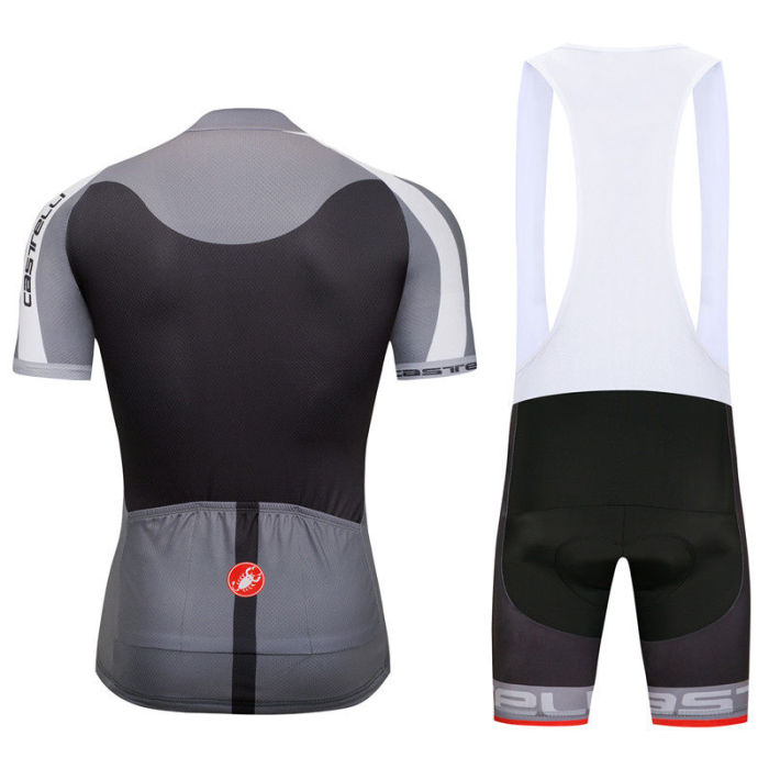 2018 Casteli Brand New Cycling Wear Short Sleeve Jersey Shirt Bib Shorts Set Outfits Hot