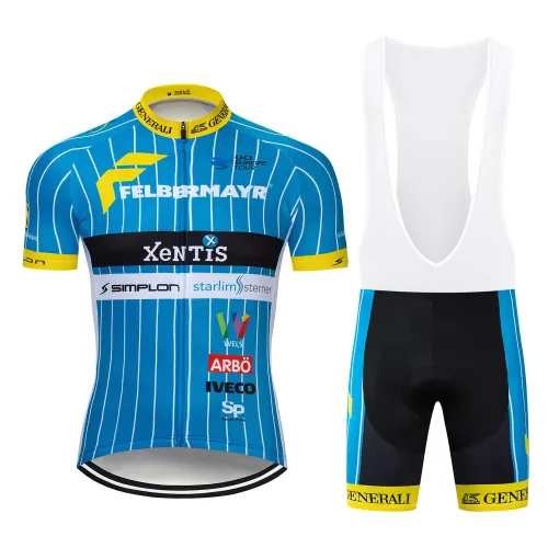 2019 UCI Team Mens Cycling Clothing Set Jersey Bib Shorts Set Bike Jersey Pants Kits