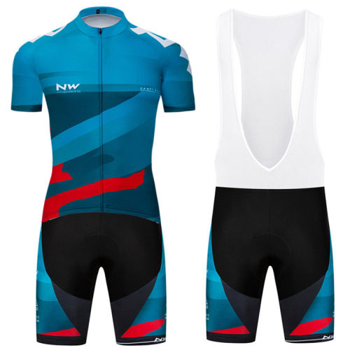 2019 Team Clothing Mens Sports Wear Team Cycling Jersey Bib Sets Bike Bicycle Short Sleeve Clothing