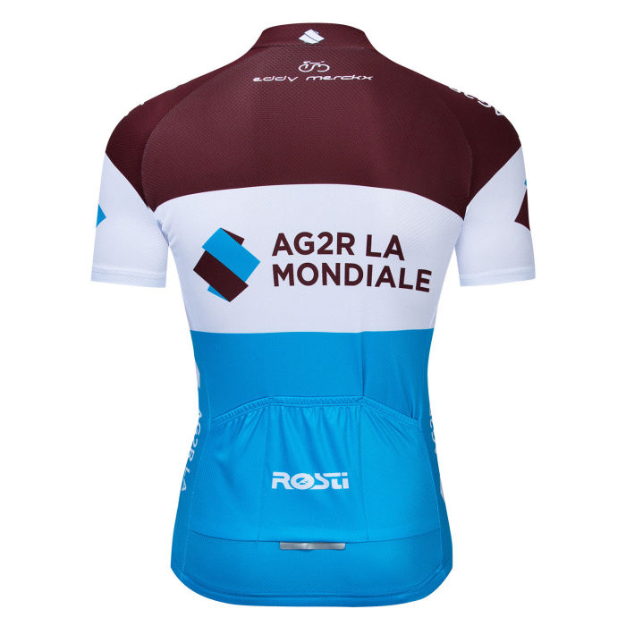 2019 AG2R Team Men's Cycling Clothing Set Short Jersey Bib Shorts Shirt Pants Pad Set