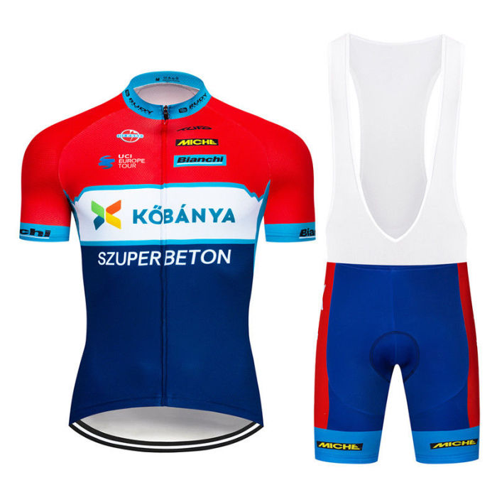 2018 UCI Cycling Set Jersey Pants Mens Jersey Bib Shorts Kits MTB Shirt Brace Tights Set