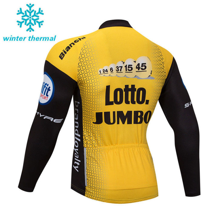 2018 Lotto Mens MTB Bike Winter Cycling Jersey Bib Pants Set Bicycle Jackets Tights