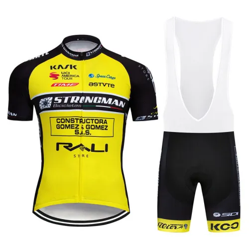 2019 UCI Road Mens Bike Cycling Jersey Bib Shorts Kits Short Sleeve Cycle Outfits Shirt