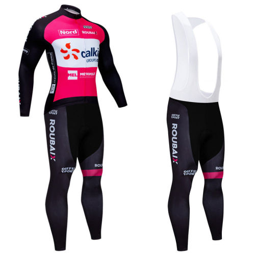 2019 UCI Summer Mens Bicycle Jersey Bib Pants Kits Cycle Clothing Long Sleeve Thin Jersey Tights
