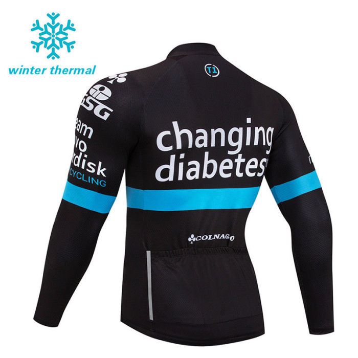 2019 UCI New Winter Cycling Thermal Jersey Top Bib Padded Pants Kit MTB Bike Clothes Set