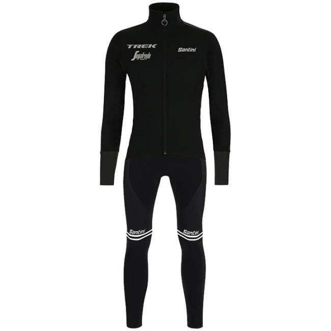 2019 Santini TREK-SEGAFREDO Bib Tights And Thermal jersey