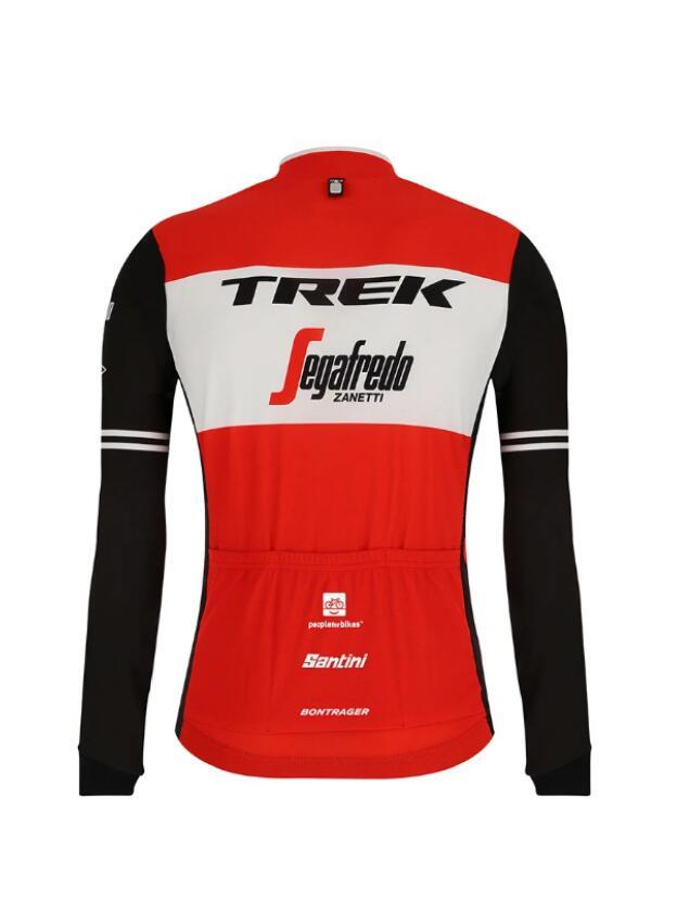 Trek-Segafredo Bodyfit 2019 Long Sleeve Jersey Red