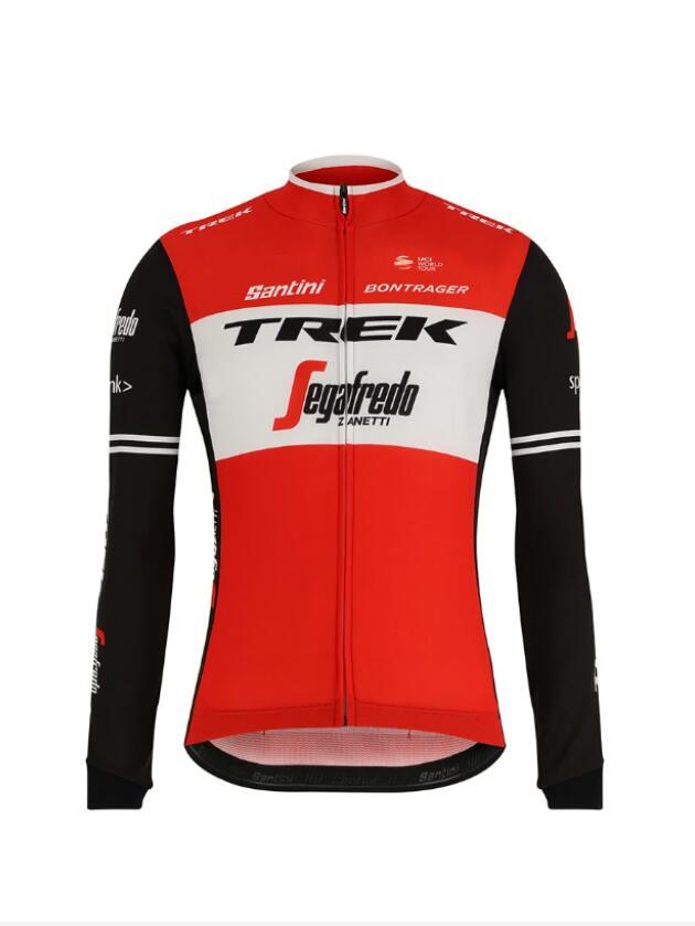 Trek-Segafredo Bodyfit 2019 Long Sleeve Jersey Red