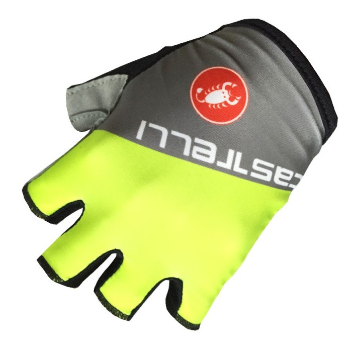 2017 Cаstelli Fluo Grey-Yellow Gloves