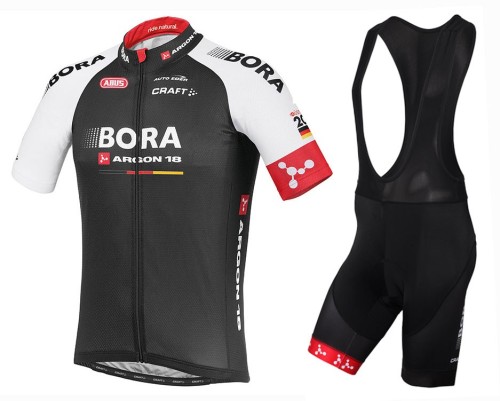 2016 Bora Argon 18 TDF Edition Cycling Jersey And Bib Shorts Set